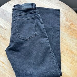 Madewell Black Jeans relaxed curvy 90s straight
